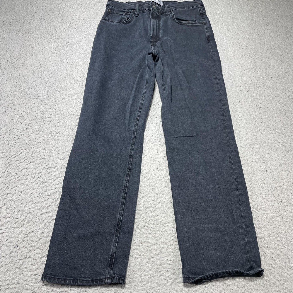 AGOLDE High Rise Straight Jeans Womens 27 Dark Blue‎ Stretch Denim A9100B-1140